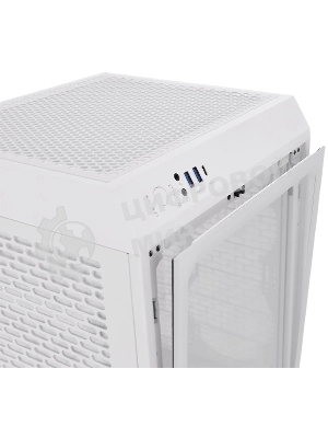 Компьютерный корпус Thermaltake The Tower 200 белый без БП miniITX 11x120мм 5x140мм 2xUSB 3.0 1xUSB3.1 audio bott PSU