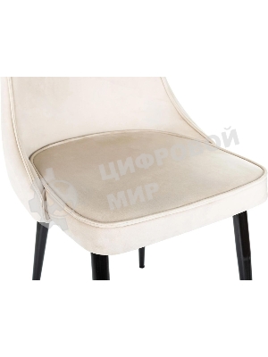 Стул для дома Бюрократ CH-K4_2 комплект 2 шт бежевый Holland 06 металл черный на ножках