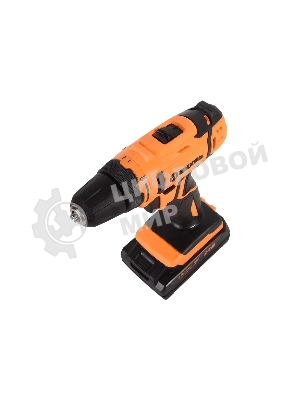 Дрель-шуруповерт Вихрь ДА-24Л-2к, 24 В, 2 Ач, 40 Нм, щеточный