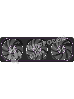 Вентилятор для корпуса Formula V Line AIR FUSION 3 BK REVERSE, 360x120x28мм, ARBG 3pin + PWM 4pin, 500-1800 RPM, 37.83 DBA MAX, HYDRO BEARING