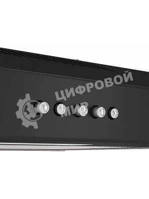 Вытяжка подвесная Elikor ECO BK 60 черная, 59.5 см, 400 куб. м/ч, 55 дБ