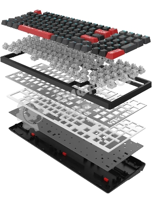 Клавиатура проводная A4Tech Bloody AT98 USB черный/красный