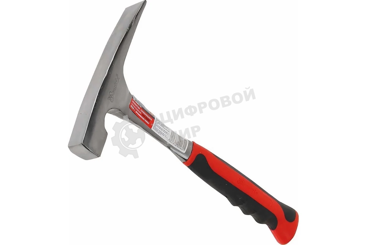 Молоток каменщика Matrix 10630, 600 г, цельнометаллический, двухкомпонентная рукоятка