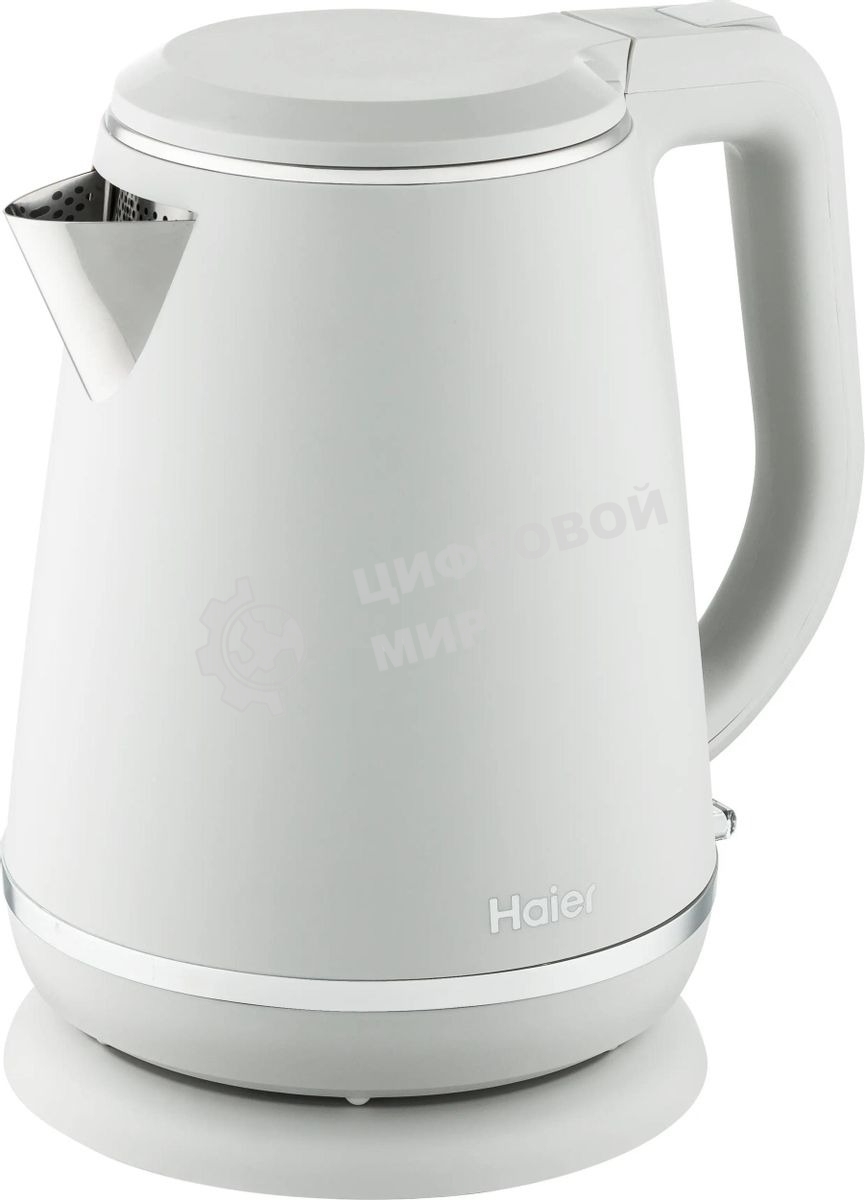 Чайник электрический Haier HK-502 1.5л. 3000Вт серый корпус: нерж.сталь/пластик (TD0029960RU)