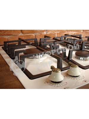 Газовая варочная панель Gorenje GW6D42CLI слоновая кость