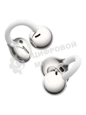 Наушники TWS Huawei FreeClip 2 белый, открытые (клипсы), Bluetooth, быстрая зарядка, до 8 ч