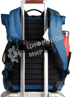 Рюкзак Piquadro Corner 2.0 CA6291C2OW/AV роллтоп серо-голубой полиуретан