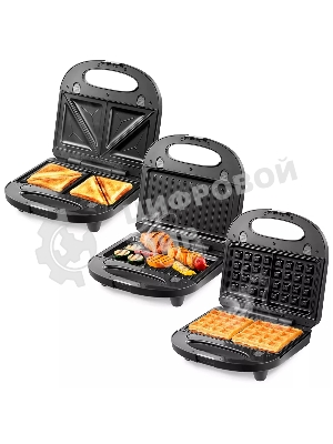 Вафельница Kitfort КТ-1660 700Вт черный