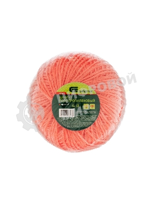 Шпагат полипропиленовый Сибртех 1200 текс, 1,7 мм, L 400 м, красный