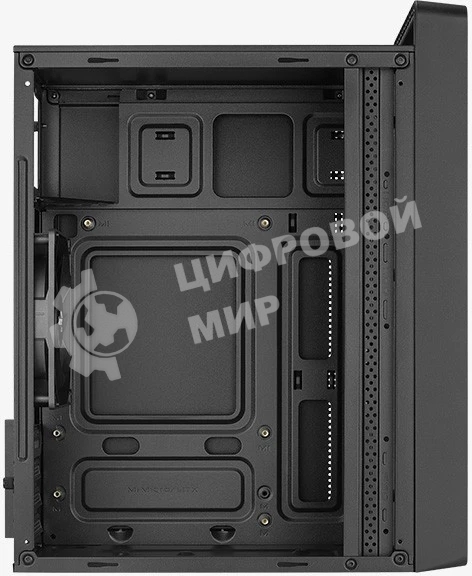 Компьютерный корпус MiniTower Aerocool/Formula CS-109-S-BK-v1 (mATX, USB3x1, USB2x2, 120мм fan,без БП) (4711099472390)