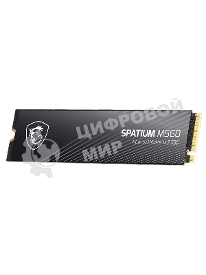 Накопитель SSD MSI M.2 2280 2Tb SPATIUM M560 Client SSD S78-440Q940-P83, PCIe Gen4x4 with NVMe, 3D TLC, R/W 4900/4400
