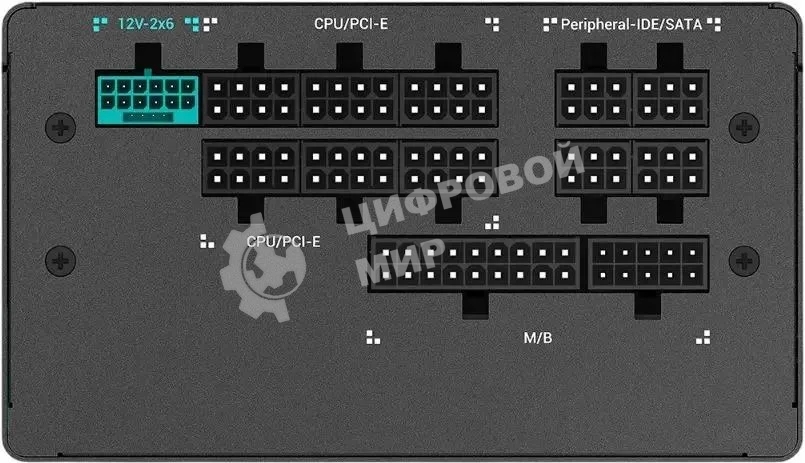 Блок питания Deepcool/GamerStorm PQ1000G (ATX 3.1, 1000W, Full Cable Management, PWM 120мм fan, 80 PLUS GOLD, Active PFC + Half Bridge + DC/DC, Full Japanese Capasitors, Gen5 PCIe) RET