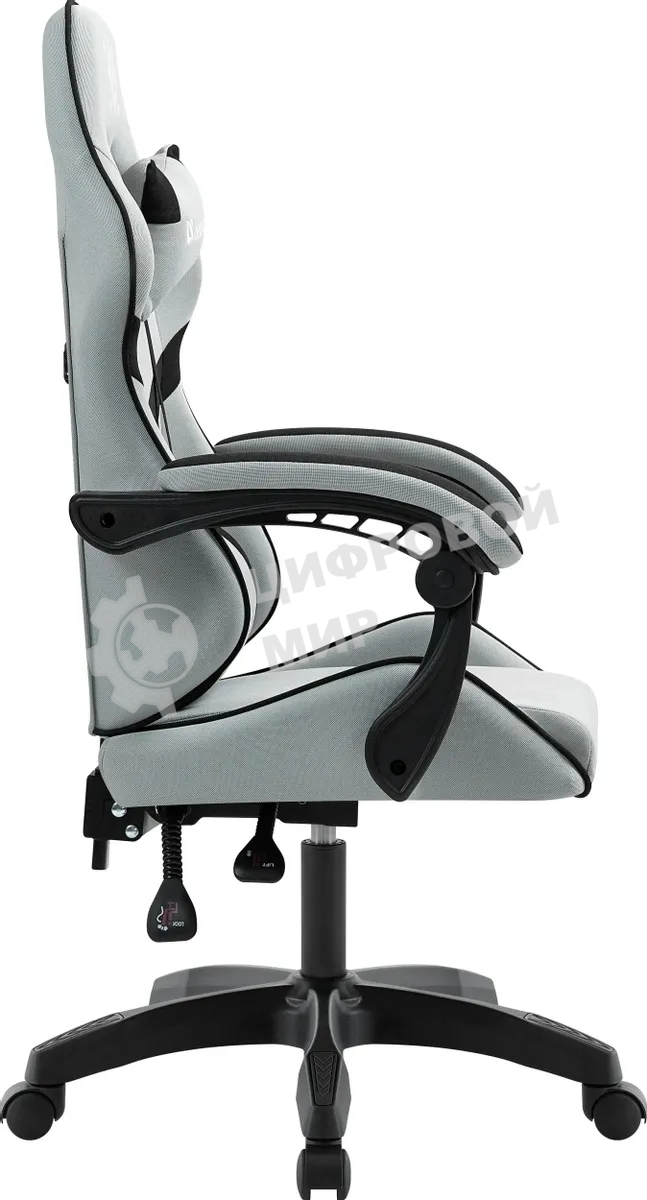 Кресло игровое Defender Savage серый/черн, класс 2, ткань