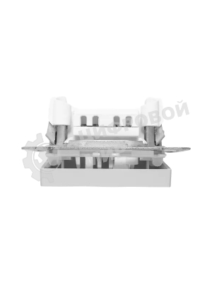 Механизм выключателя EKF UP1-SWA-14 одноклавишный, с подсветкой, алюминий Эпика