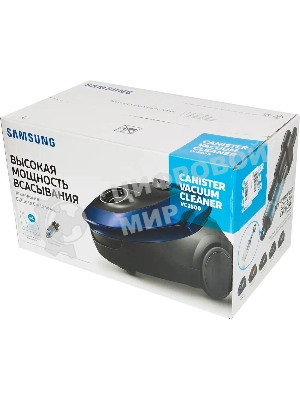 Пылесос Samsung VC20M257AWR красный, 460/2000 Вт, уборка сухая, пылесборник мешок 2.5 л