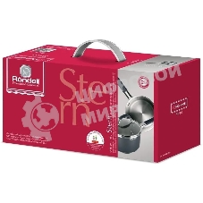 Ковш Rondell Stern RDS-008, 1.9л, с крышкой 16см, серый