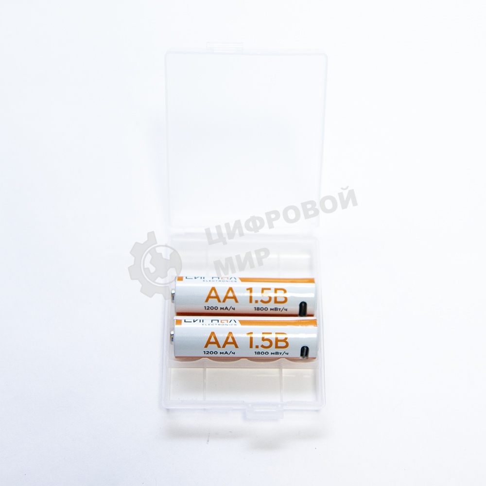 Комплект аккумуляторных батареек (Li-ion), тип АА, 1,5В,1800мВт/ч(1200мА/ч), 4акб+шнур Type-C, Сигнал