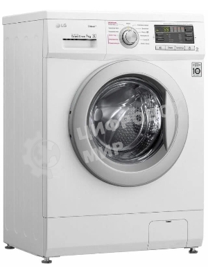 Стиральная машина LG F1296HDS1 белый, загрузка фронтальная 7 кг, 1200 об/мин., класс: А