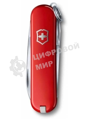 Нож перочинный Victorinox Classic (0.6203) 58мм 7 функций красный