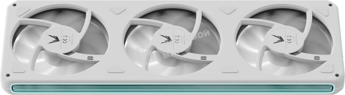 Вентилятор для корпуса Formula V Line AIR FUSION 3 WH REVERSE, 360x120x28мм, ARBG 3pin + PWM 4pin, 500-1800 RPM, 37.83 DBA MAX, HYDRO BEARING