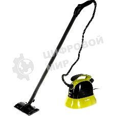 Пароочиститель напольный Kitfort КТ-9102-2 черный/салатовый