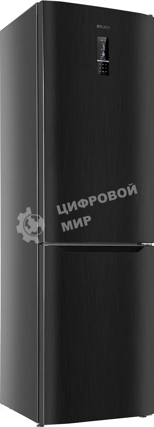 Холодильник Atlant ХМ-4621-159-ND черный металлик двухкамерный 211/94л морозилка снизу, No Frost