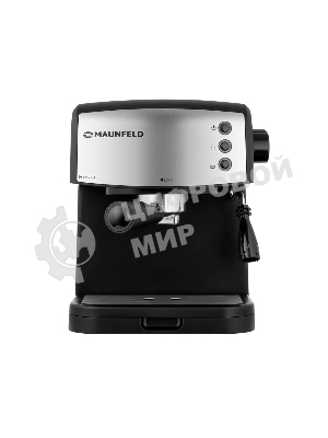 Кофеварка рожковая Maunfeld MF-734BK черный, исп. кофе - молотый/чалды, 1.5 л, 850 Вт, 15 бар