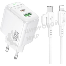 Сетевое зарядное устройство BOROFONE (6941991113888) BAS45Aai 2USB 3.0A PD 30W QC3.0