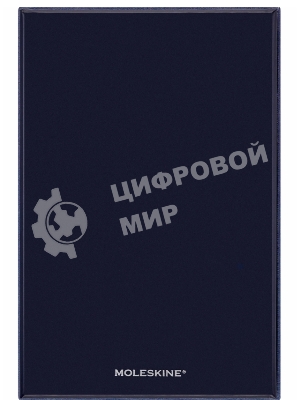 Блокнот Moleskine LIMITED EDITION SAKURA LESU08QP060BOX Large 130х210 мм, обложка текстиль, 176 страниц, линейка, твердая обложка, подарочная коробка, синий, 2025