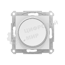 Светорегулятор AtlasDesign (диммер) повор-нажим. LED RC 400Вт мех. лотос SE ATN001323