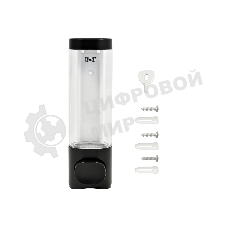 Дозатор для мыла Puff-8105Bl, 250 мл, черный, ABS-пластик