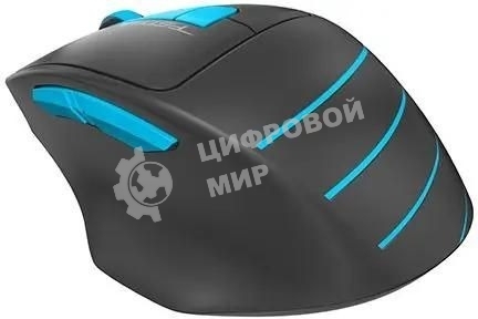 Мышь беспроводная A4Tech Fstyler FG30 серый/синий, 2000 dpi, радиоканал, USB, кнопки - 5
