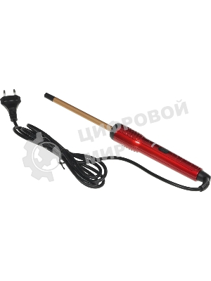 Щипцы для завивки волос Sinbo SHD 7077 красный/золотистый, 10 мм, 200 °C, 1 режим