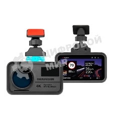 Видеорегистратор TrendVision TDR-725 Real 4K 2CH, 3840x2160, 3