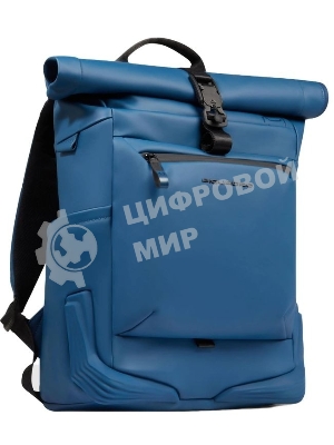 Рюкзак Piquadro Corner 2.0 CA6291C2OW/AV роллтоп серо-голубой полиуретан