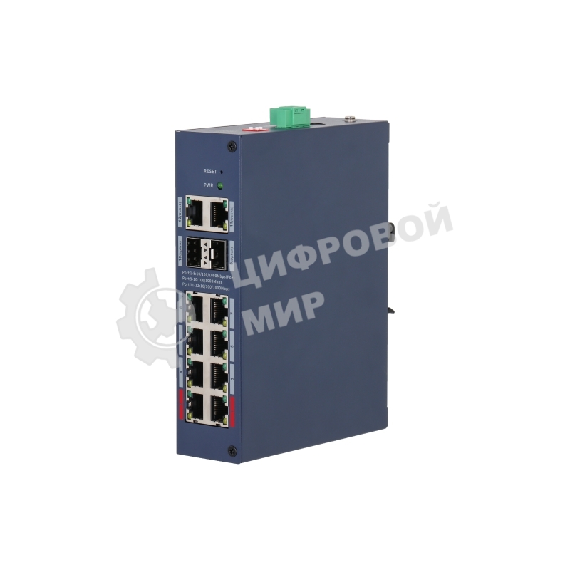 Коммутатор Dahua DH-CHS4212-8GT-110, 8×1 Гбит/с + 2×1 Гбит/с + 2×1 Гбит/с SFP, управляемый