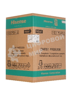 Морозильный ларь Hisense FT145N1AW1, белый, 141л