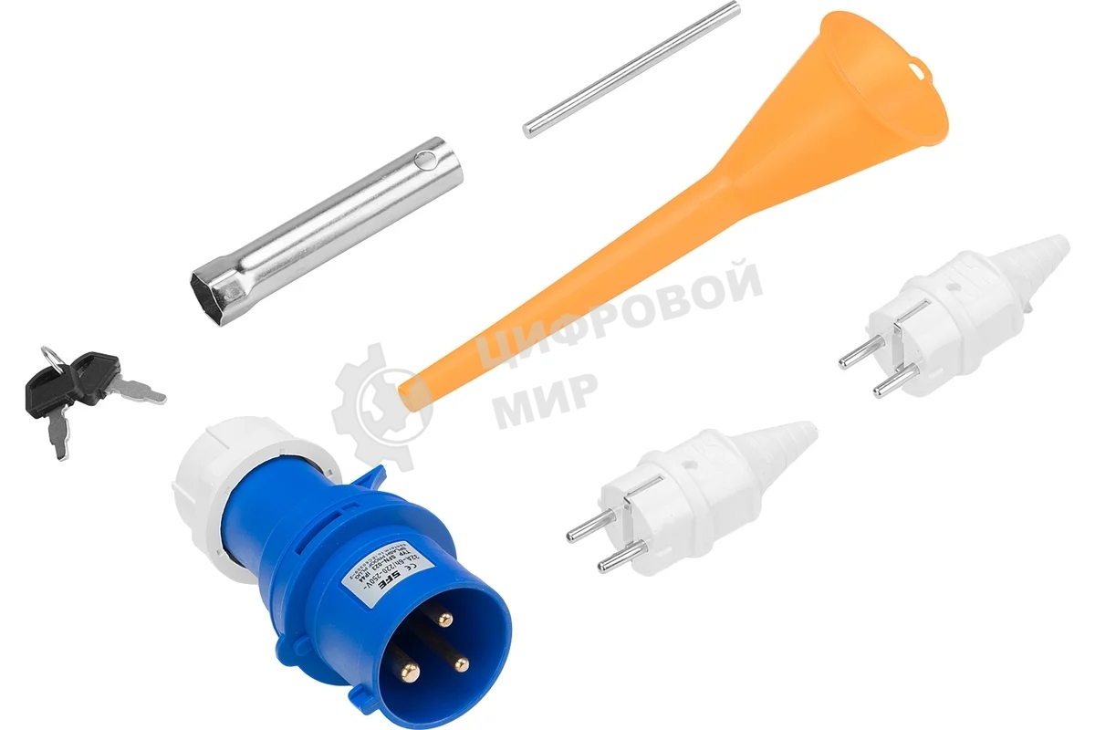 Электрогенератор бензиновый Denzel PS 80 EA, 8 кВт, 85 дБ, 90 кг