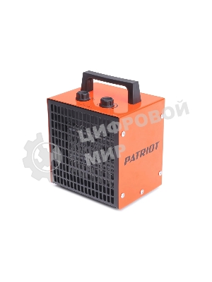 Тепловентилятор электрический Patriot PT Q 3S, оранжевый/черный, 2000 Вт, 25 м2, термостат