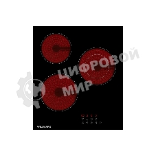 Электрическая варочная панель Willmark WCH-3452R независимая, черный