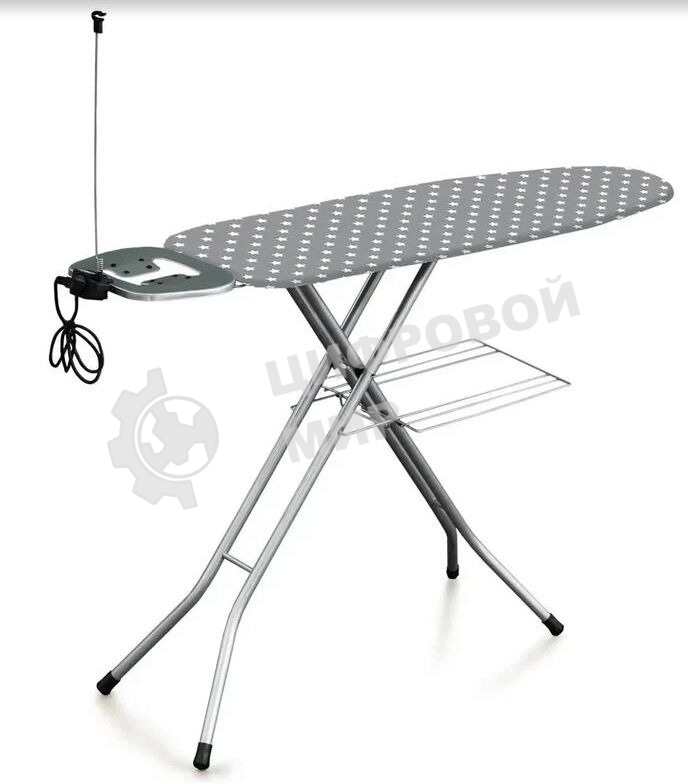 Доска гладильная DOGRULAR КАПИТОЛ ГРИ серый, чехол с тефлоновым покрытием (в уп. 2 шт)