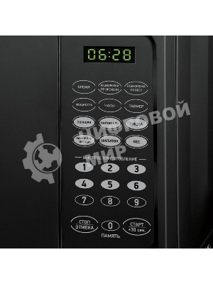 Микроволновая печь BBK 20MWS-727S/B черный, 20 л, 700 Вт, переключатели - сенсор