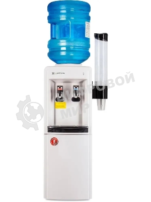 Кулер для воды Aqua Work 0.8-LDR, верхняя загрузка, нагрев 96 °С, охлаждение 12 °С, белый/черный