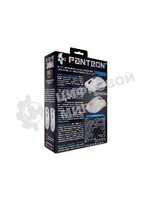 Мышь проводная Jet.A Panteon PS88 белый, 6200 dpi, USB, кнопки - 9