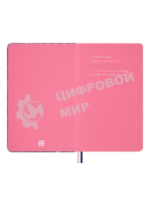 Блокнот Moleskine LIMITED EDITION SAKURA LESU08QP060BOX Large 130х210 мм, обложка текстиль, 176 страниц, линейка, твердая обложка, подарочная коробка, синий, 2025