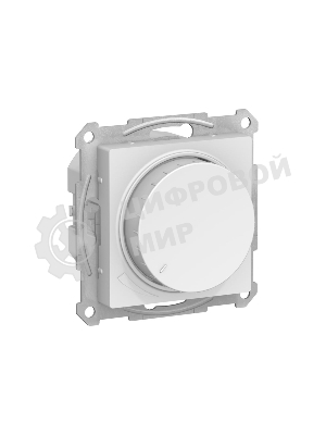 Светорегулятор AtlasDesign (диммер) повор-нажим. LED RC 400Вт мех. лотос SE ATN001323