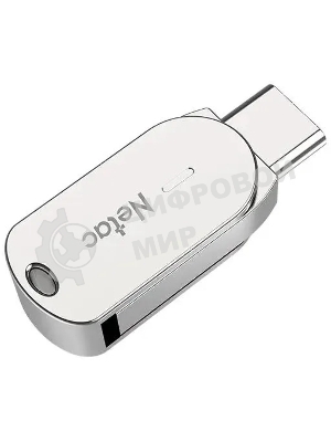 Флешка USB Netac U785C (NT03U785C-016G-32PN), 16Gb, USB3.0/TypeC, R/W 110/45, серебристый