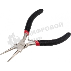 Круглогубцы Rexant 12-4606 Мини 120 мм никелированные, авторазжим, обливные рукоятки