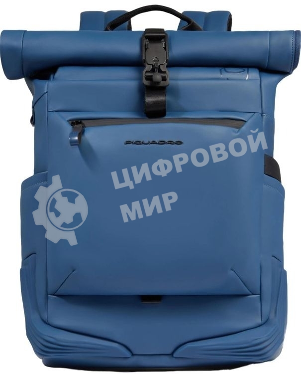 Рюкзак Piquadro Corner 2.0 CA6291C2OW/AV роллтоп серо-голубой полиуретан