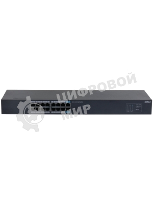 Коммутатор Dahua DH-SG1016, 16×1 Гбит/с, неуправляемый